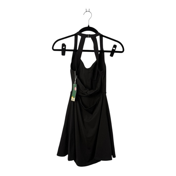 Halara Softlyzero Airy Twisted Cool Touch Activewear Dress Black Easy Peezy XS - Picture 8 of 12